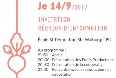 Réunion d’information publique