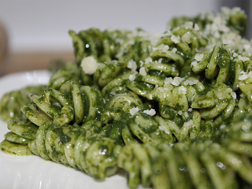 Fusilli au chou frisé