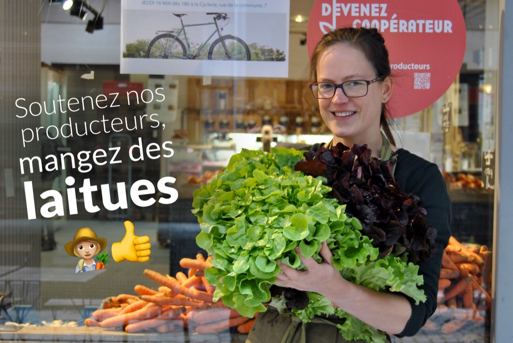 Soutenez nos producteurs, mangez des laitues