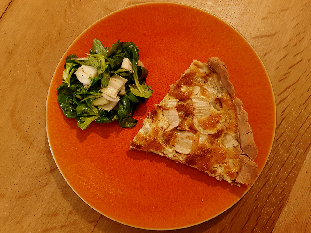 Quiche au lard et aux chicons