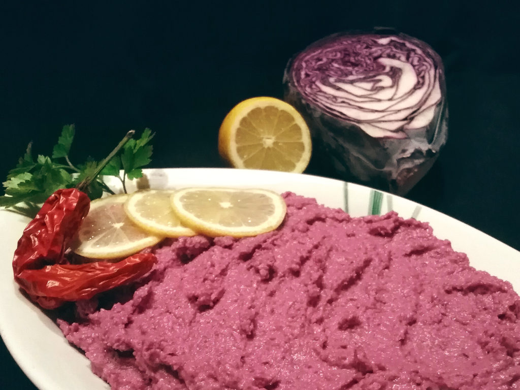 Houmous violet