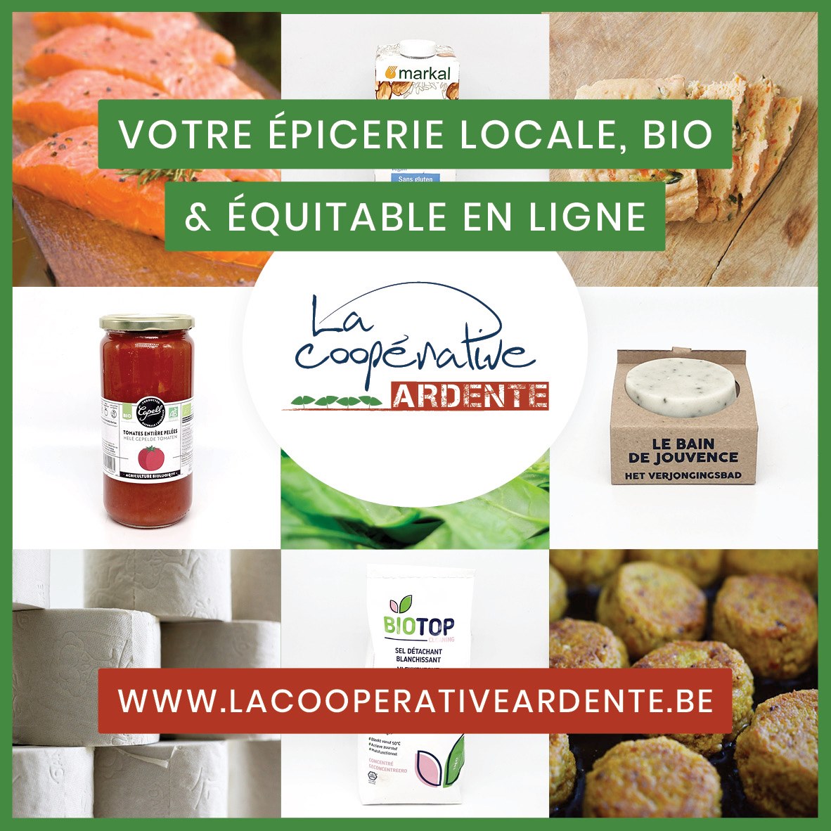 Complétez vos courses avec la Coopérative Ardente