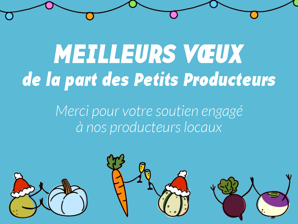 Meilleurs vœux de la part de toute la coopérative