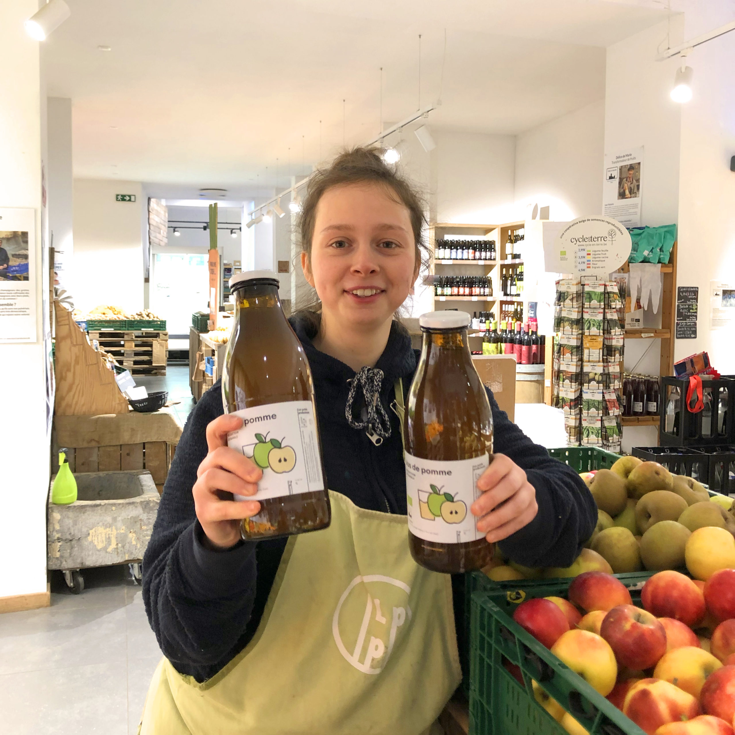 Promo sur le jus de pomme