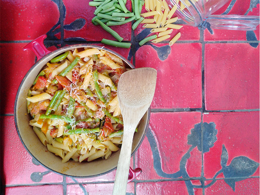 « One-Pot Pasta » aux haricots
