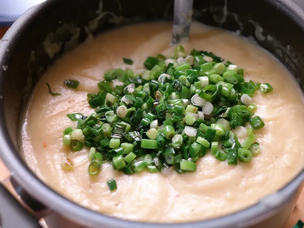 Mousse de patate douce et céleri ravissant