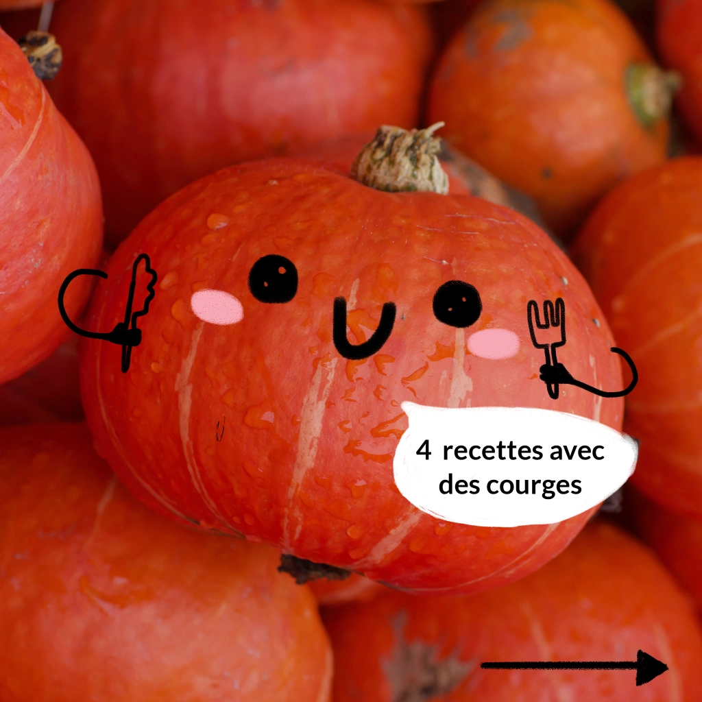 4 recettes avec des courges