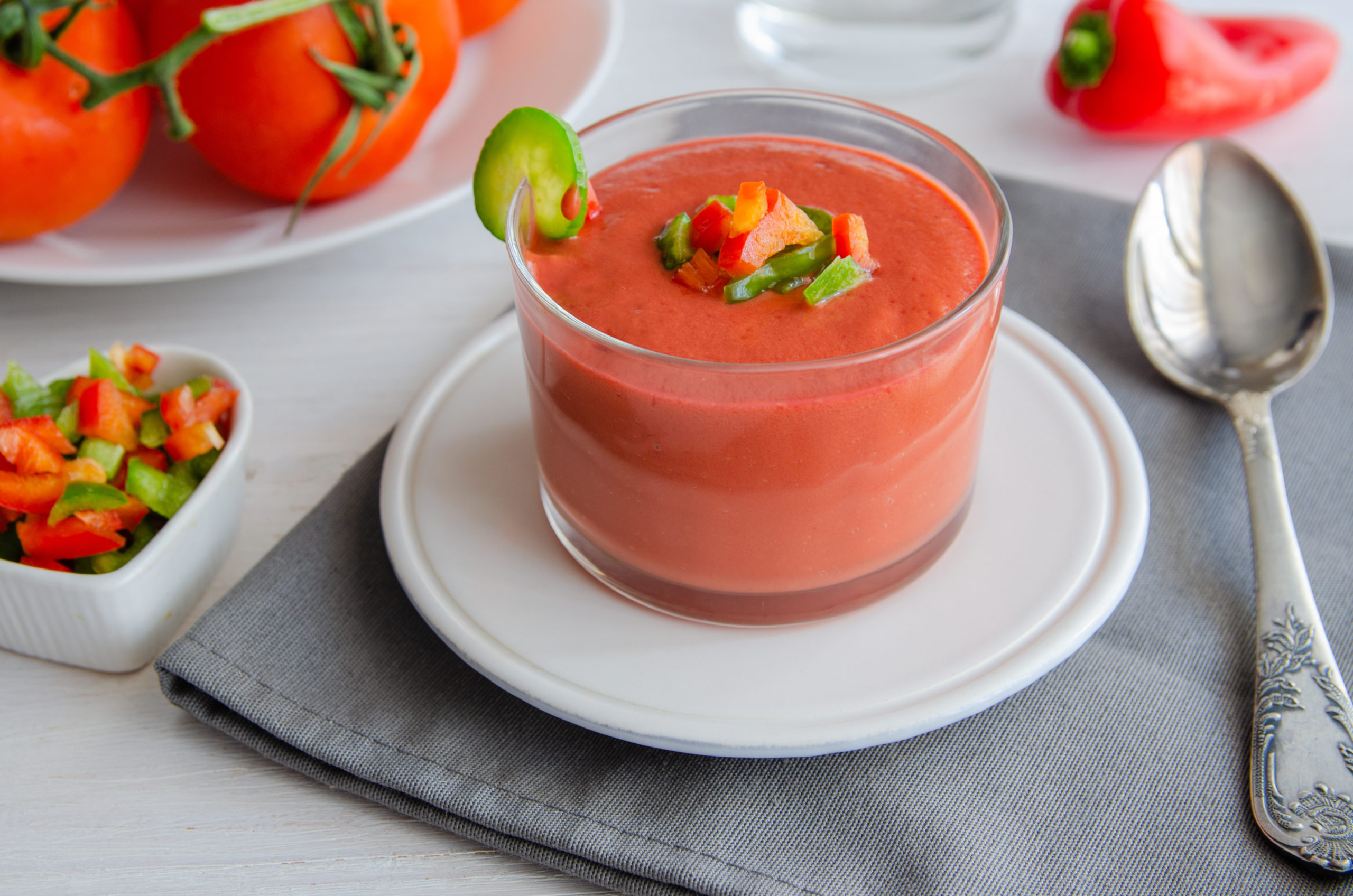 Gaspacho de tomates andalou