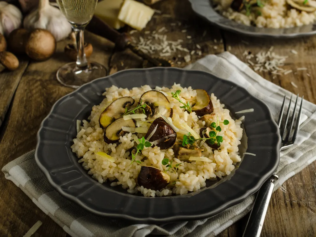 Risotto aux shiitakes